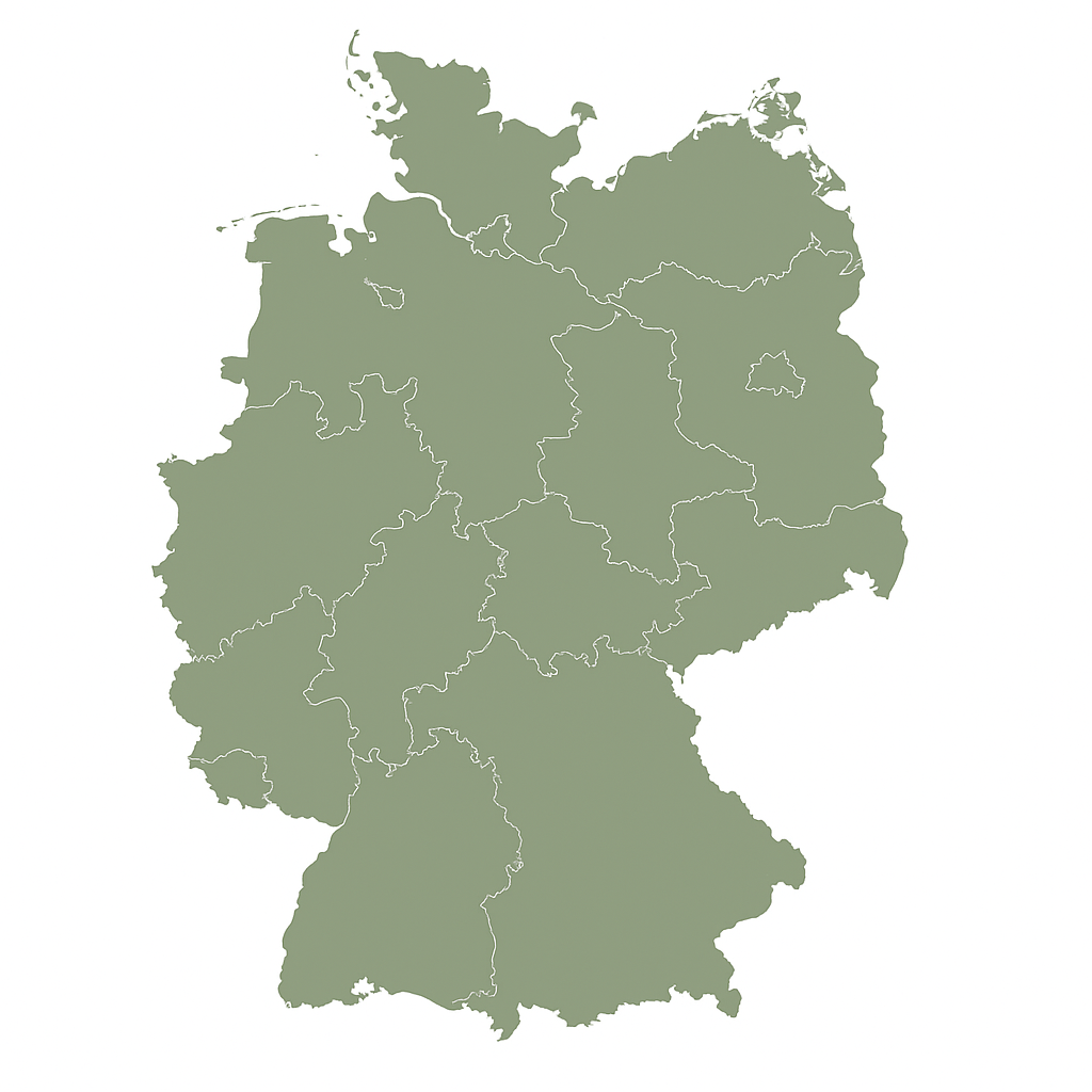 Deutschlandlandkarte PNG