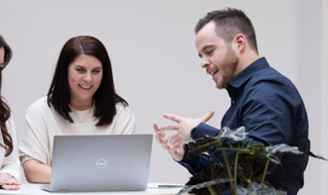 Besprechung zweier Vielfaltmenü Mitarbeiter